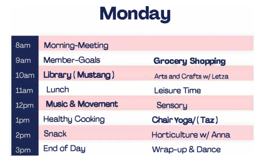 Cortney Monday September Calendar Phoenix