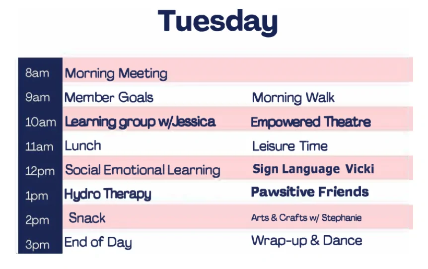 Cortney Tuesday September Calendar Phoenix