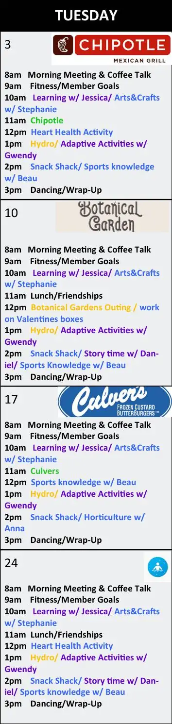 Tuesday Scottsdale February 2026